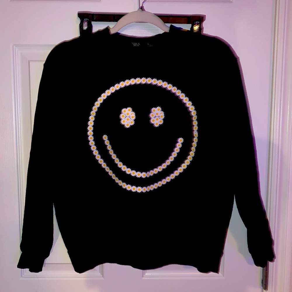 Vinyl Icons black sweatshirt (XS)